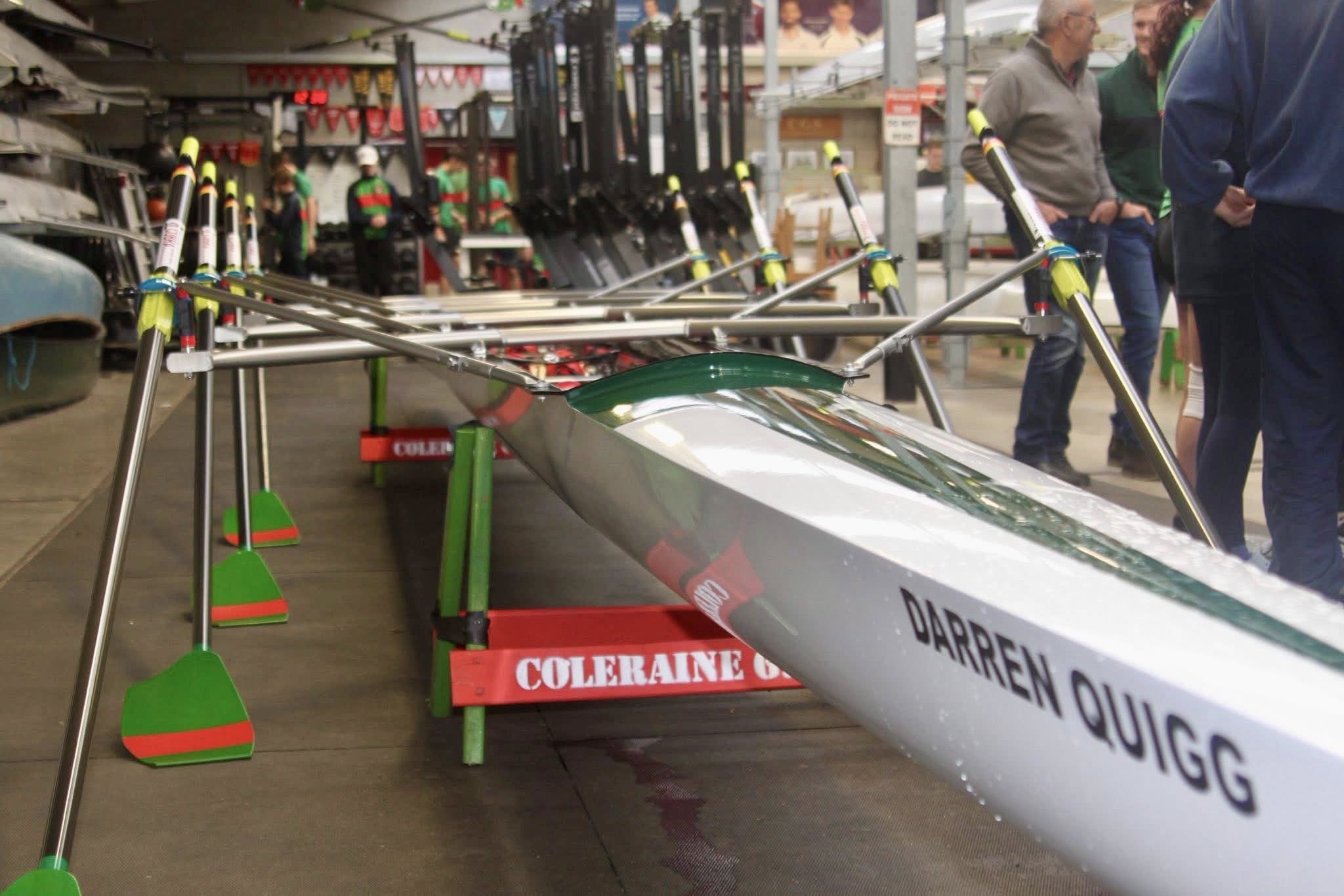 The boat named in honour of the late Darren Quigg.